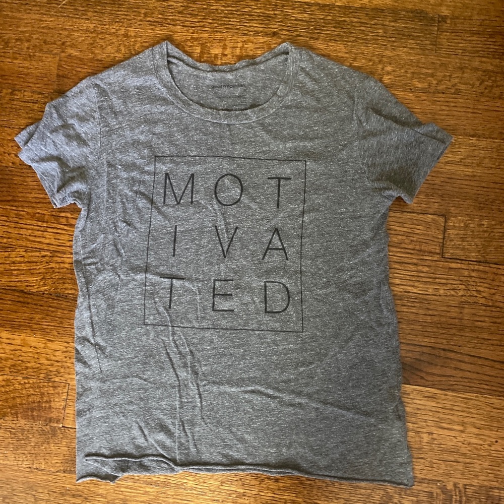 ☀︎good hYOUman M O T I V A T E D tee size xs☀︎
